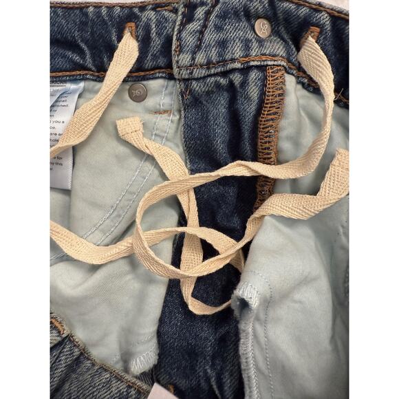 Good American Jeans Womens 8 Good Extreme Barrel High Rise Wide Leg Denim NWT - Picture 12 of 16